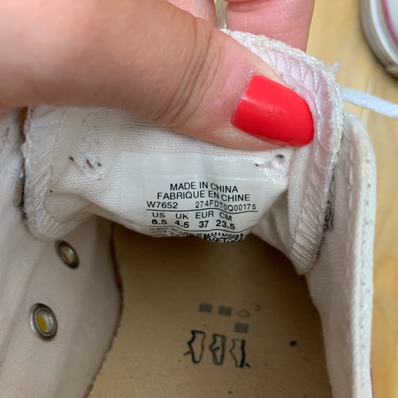 ❗️SOLD❗️🎉2xHP🎉Converse Chuck All Star Sneakers Sz 6.5 - Picture 5 of 6